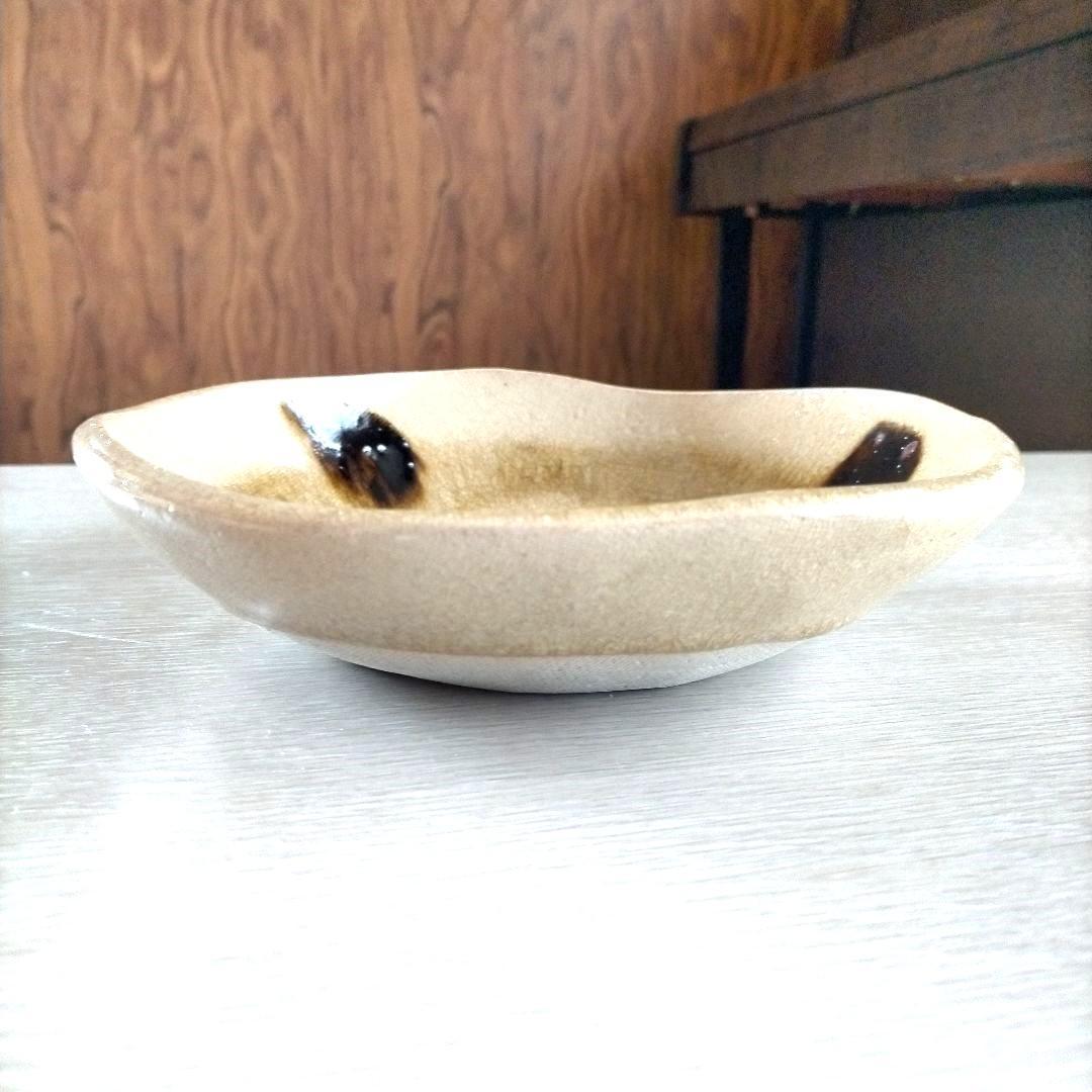 新品・陶芸品・灰釉の器・和菓子皿