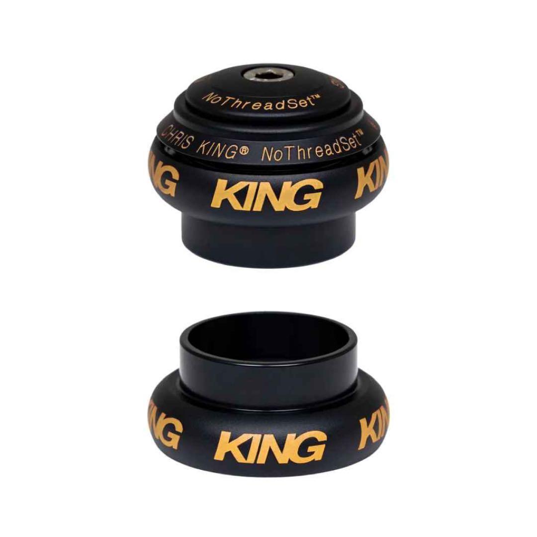 CHRIS KING クリスキング　ヘッドパーツ　1-1/8 ブラックゴールド