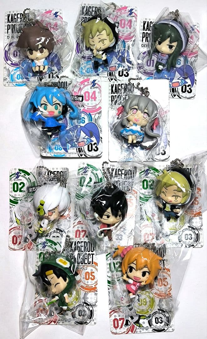 カゲロウプロジェクト デフォメボールチェーン vol.1 2　10個セット