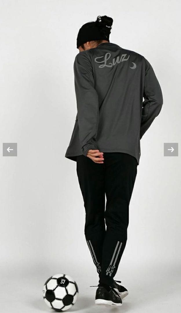 Luz ハーフジップ長袖シャツ パンツセットアップ