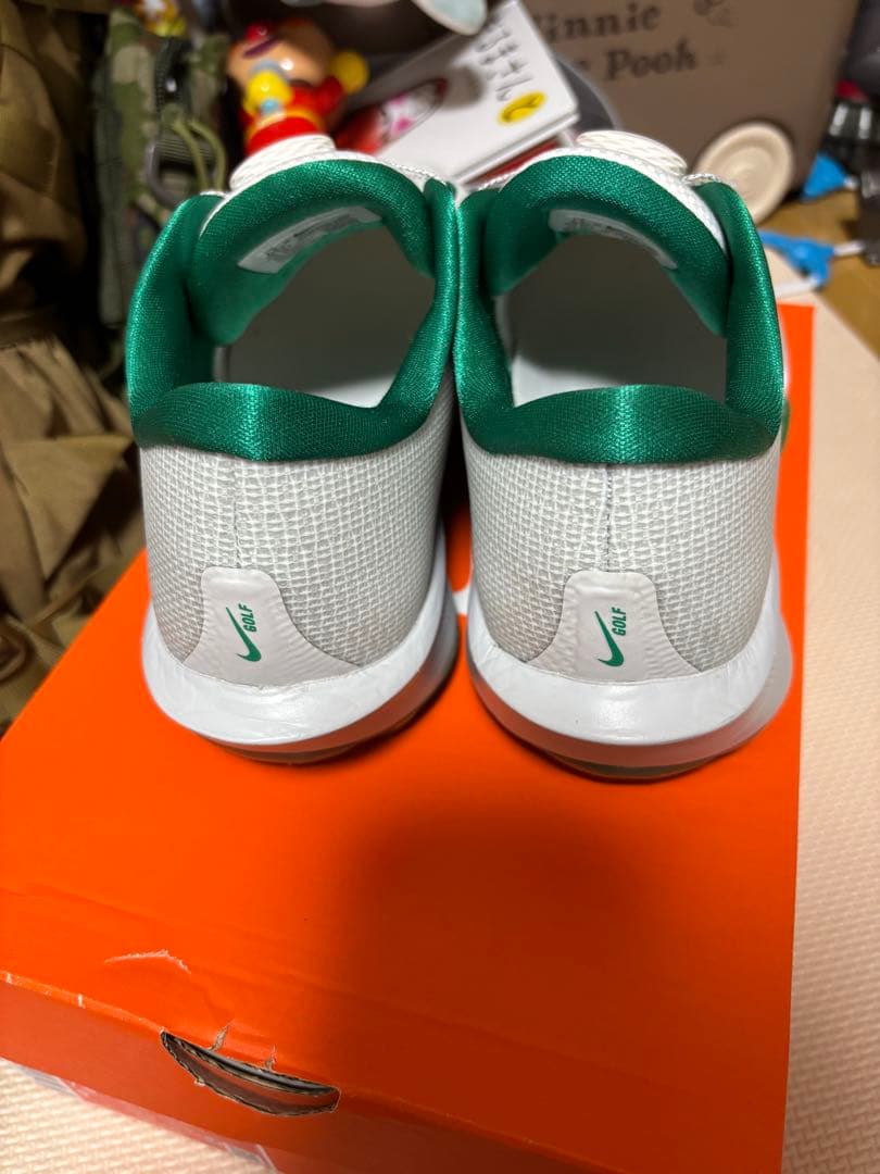 Nike ゴルフシューズ ダイヤル式 ホワイト/グリーン