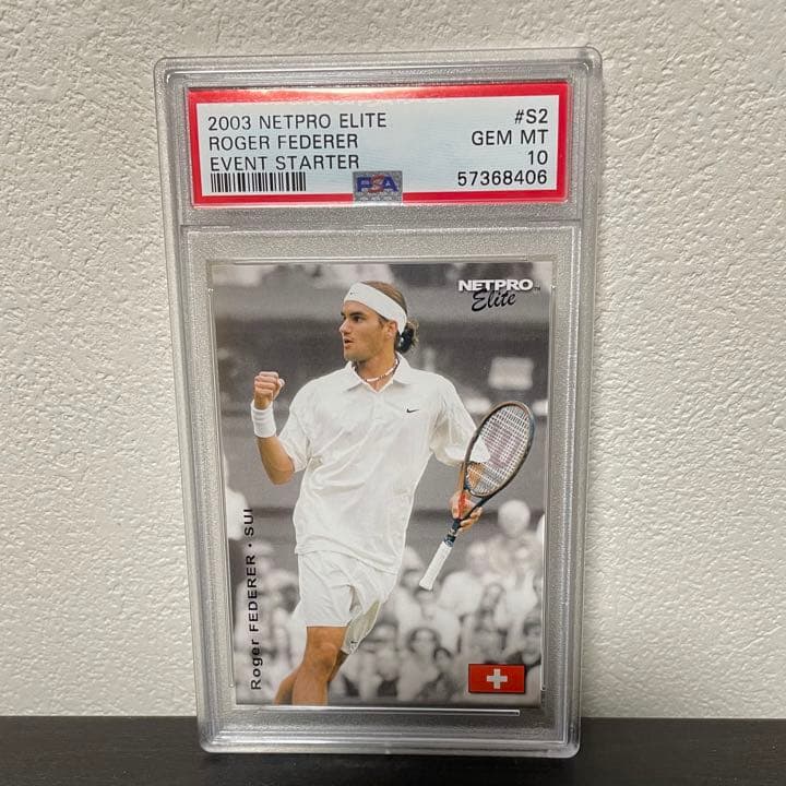 その他 2003 Netpro Elite Roger Federer PSA10