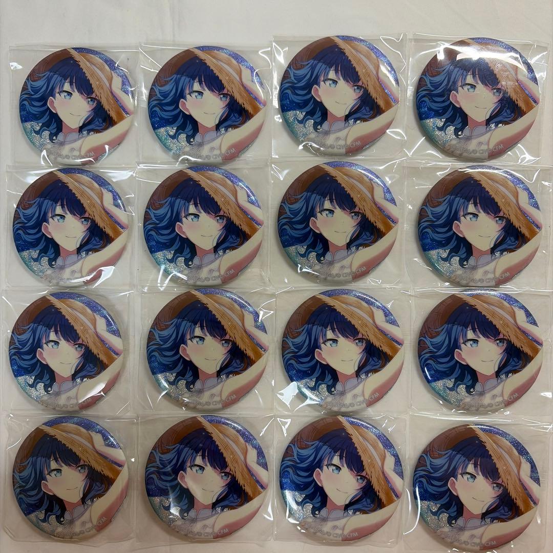 プロセカ 桐谷遥 3A グリ缶 グリッター缶バッジ 16個