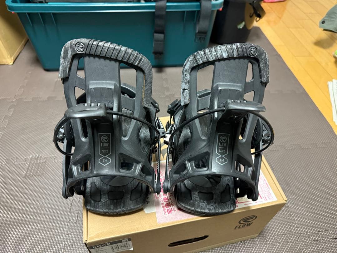 FLOW NX2 Lサイズ スノーボードビンディング ブラック