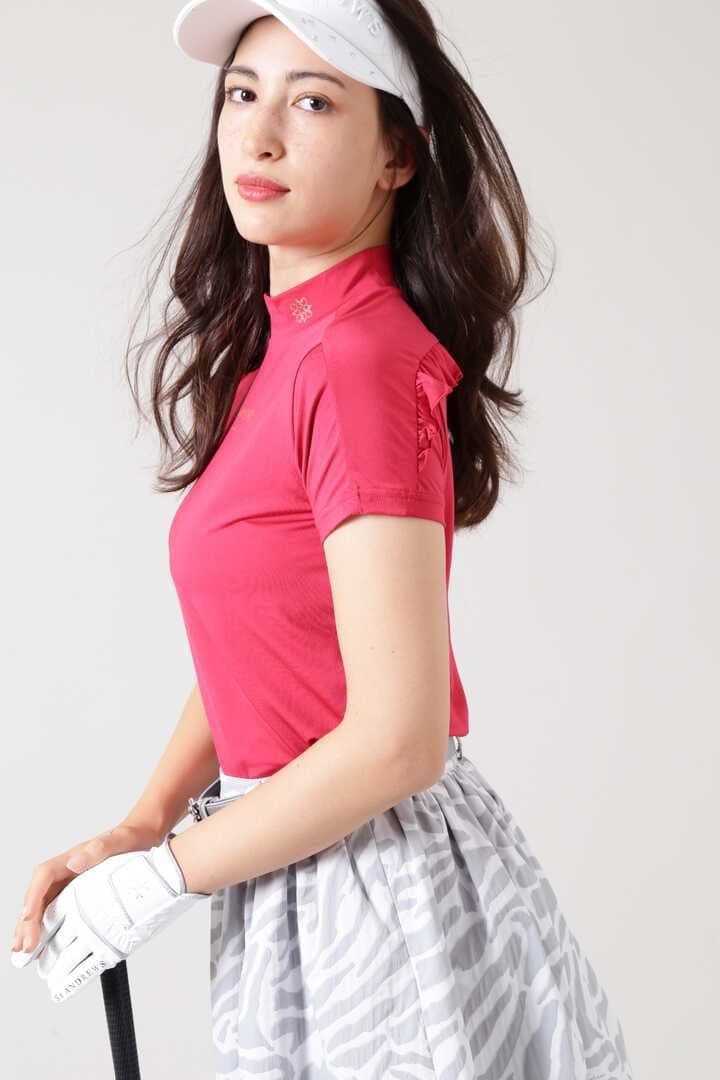 St Andrews レディース ハイネックシャツ ピンク　ゴルフウェア