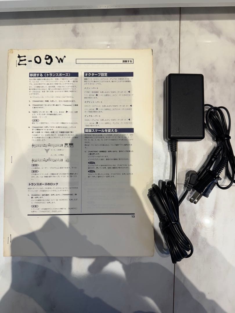 名器 ローランド ROLAND スピーカー内蔵 キーボード E-09W 美品