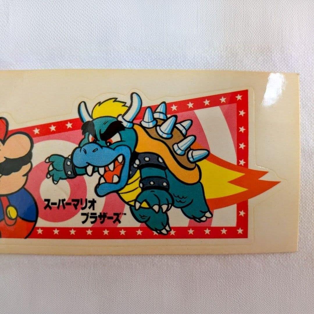 スーパーマリオ　ロングステッカー　ファミコン　まとめ買い値下げOK　当時物　貴重