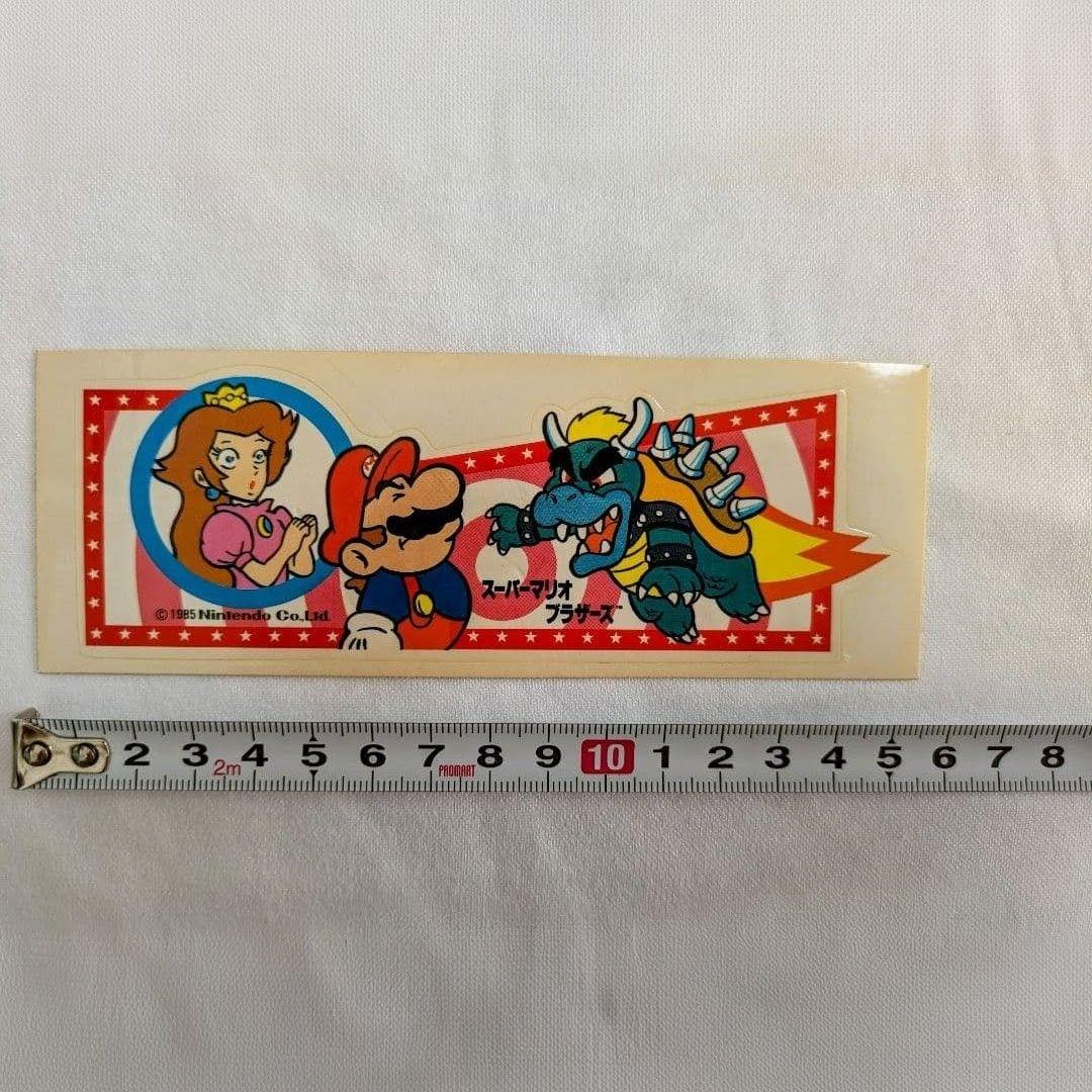 スーパーマリオ　ロングステッカー　ファミコン　まとめ買い値下げOK　当時物　貴重