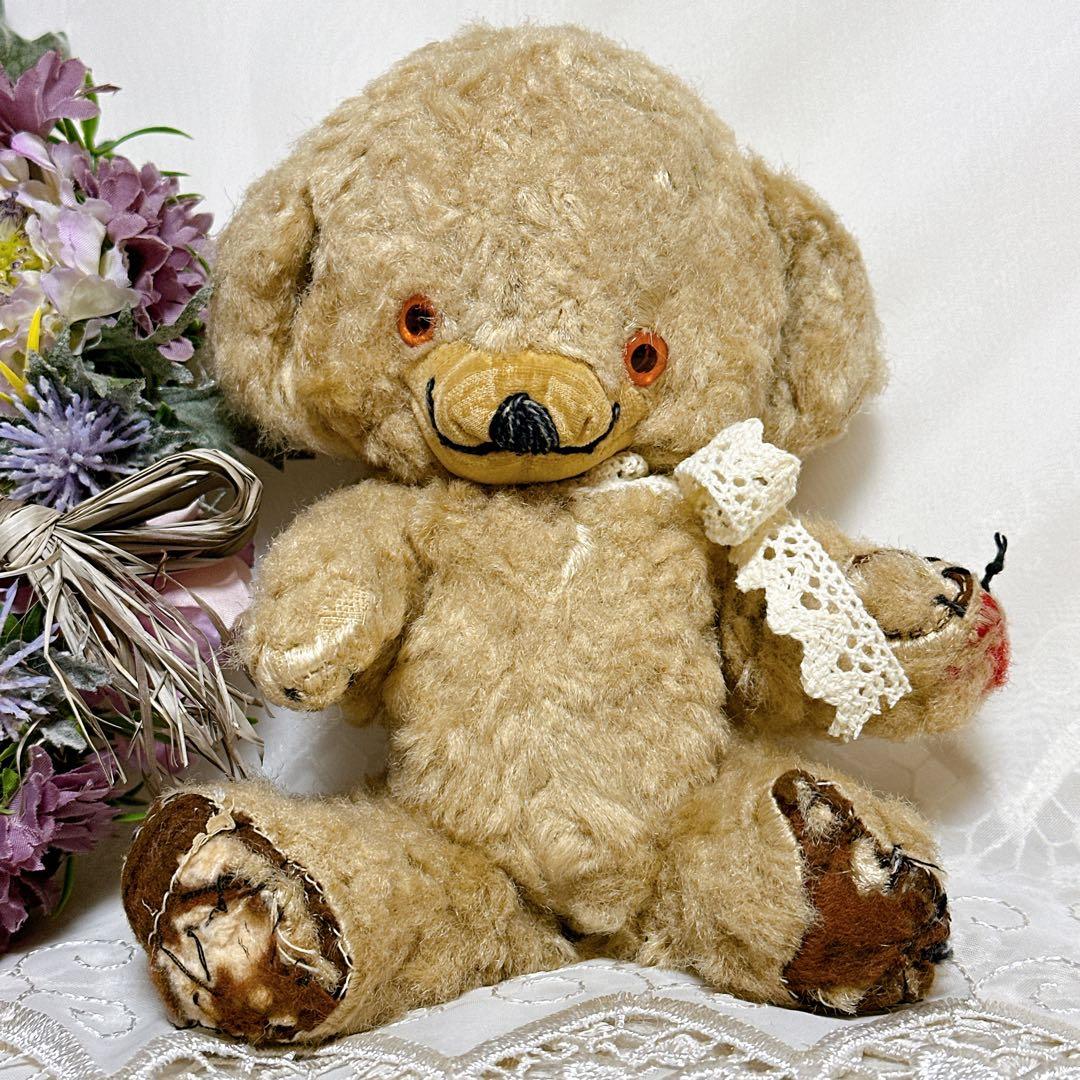 シュー2様　アンティークベア2体セット