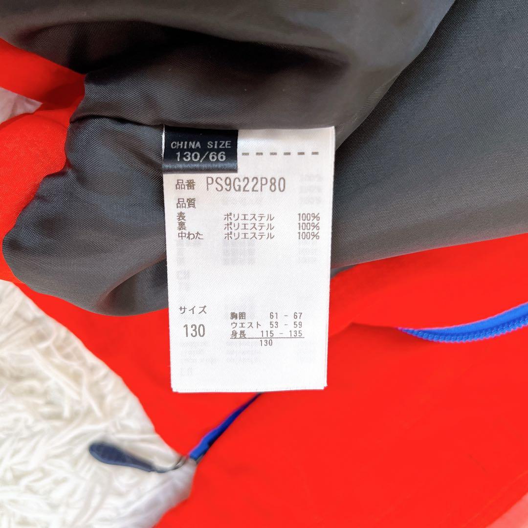 美品✨phenix フェニックス スキーウェア 130cm 上下セット 赤 青