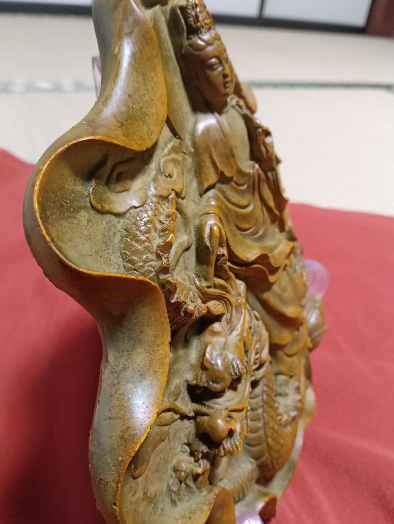 ☆激レア！激安価格！☆騎龍観音菩薩（龍上観音菩薩）