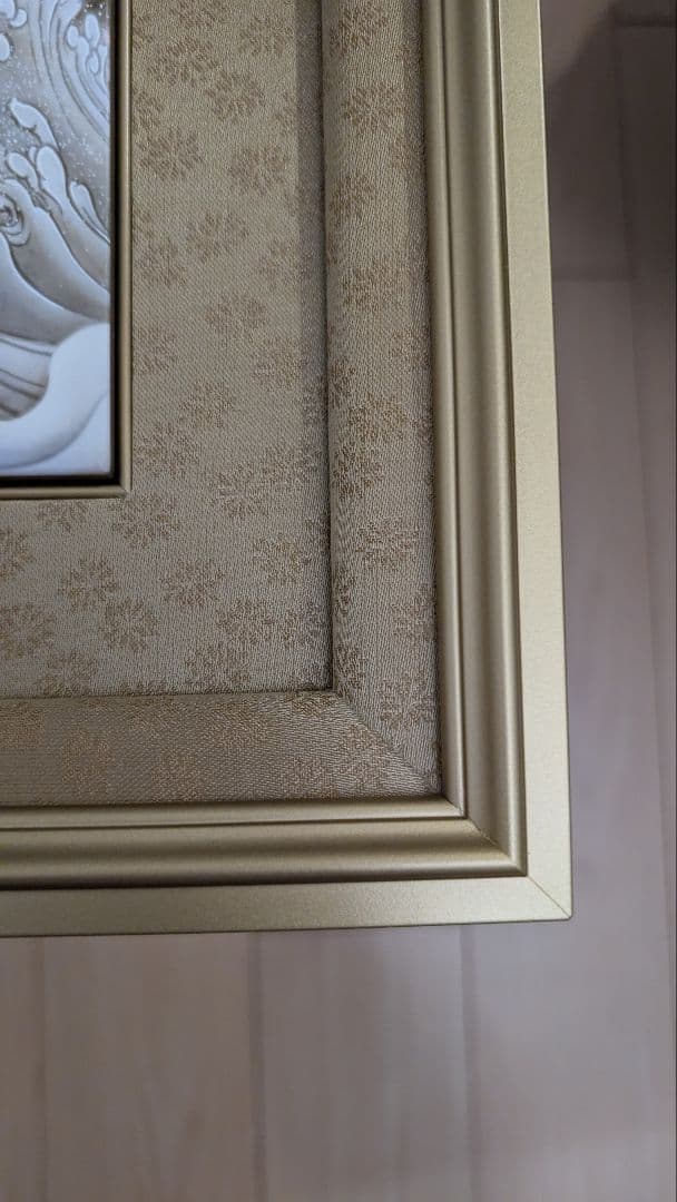 橋本雅邦「龍虎図屏風」陶板画 限定250部 保証書付