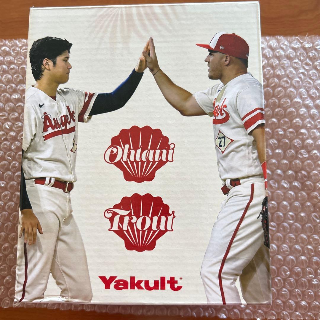大谷翔平・トラウト ダブル・ボブルヘッド人形 シティコネクト　球場配布