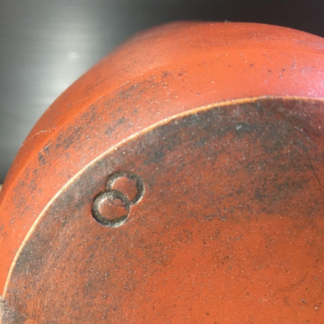 古備前　木ノ葉貼付徳利