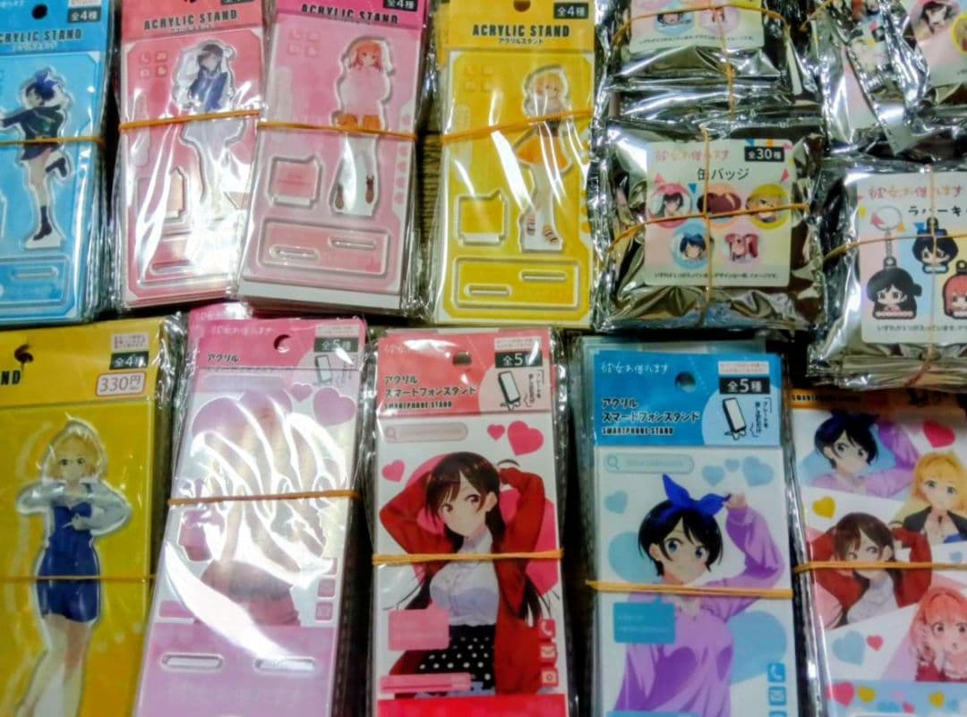 新品 彼女、お借りします グッズ大量セット アクスタクリアファイル バラ売り☓