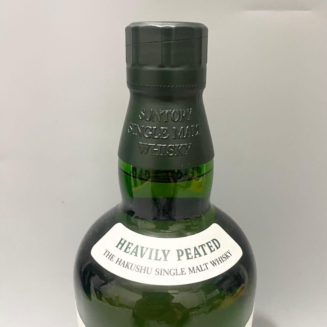 未開封 白州 ヘビリーピーテッド サントリー シングルモルトウイスキー