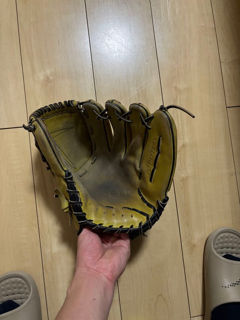 ZETT 軟式グローブ イエロー