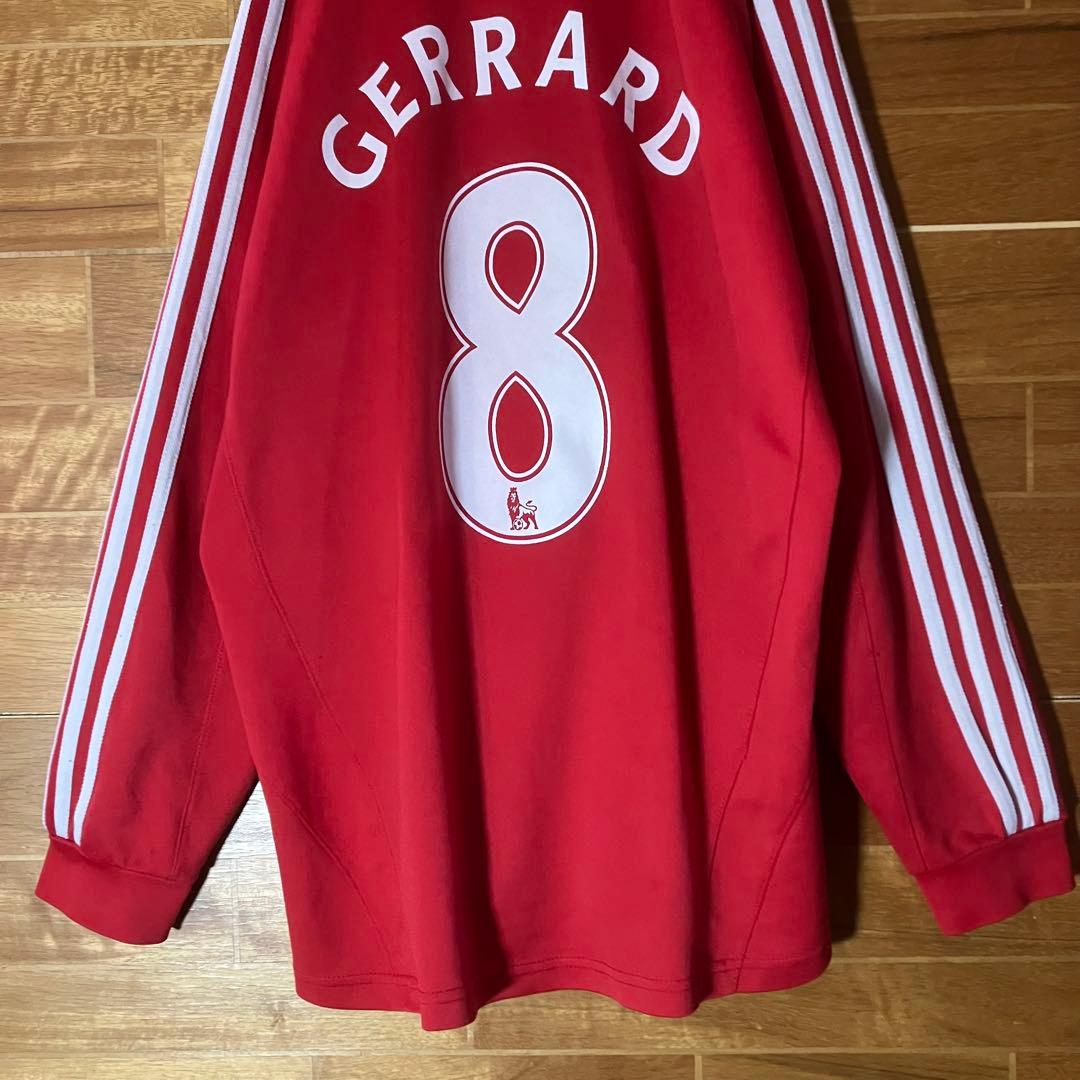 ジェラード　リバプール　プレミア　レプリカ　背番号8　ユニフォーム　赤　白
