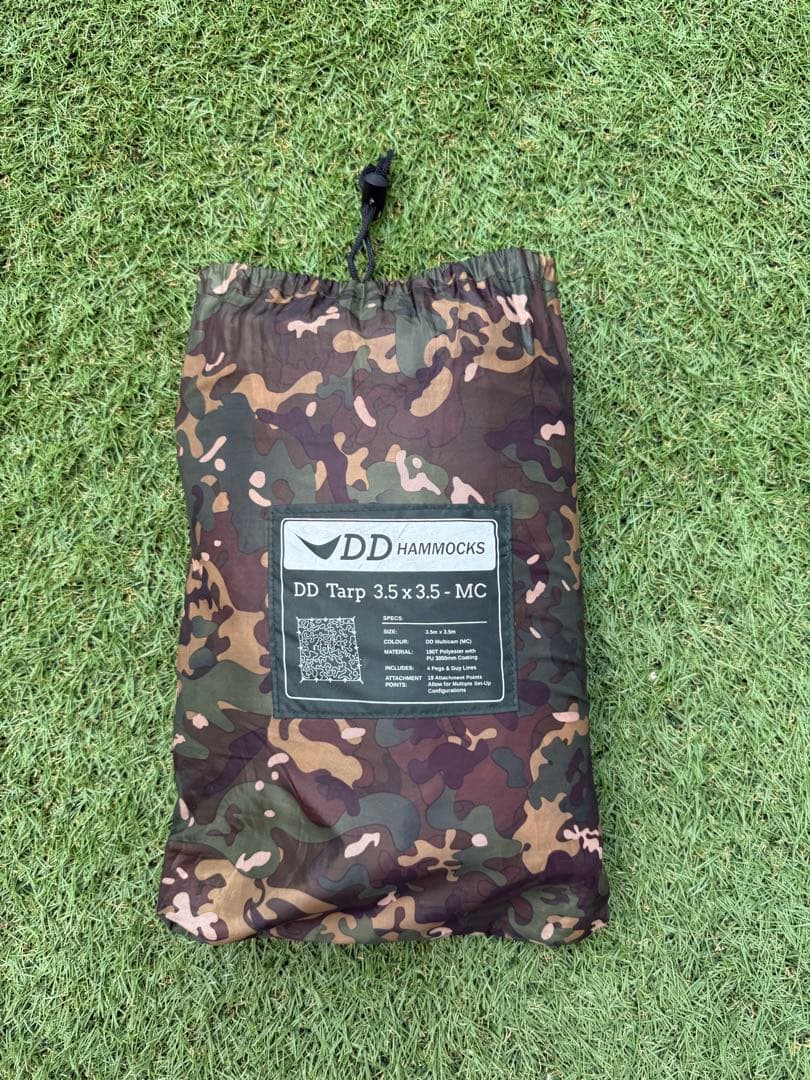 DD Tarp 3.5x3.5 - MC 迷彩　マルチカム
