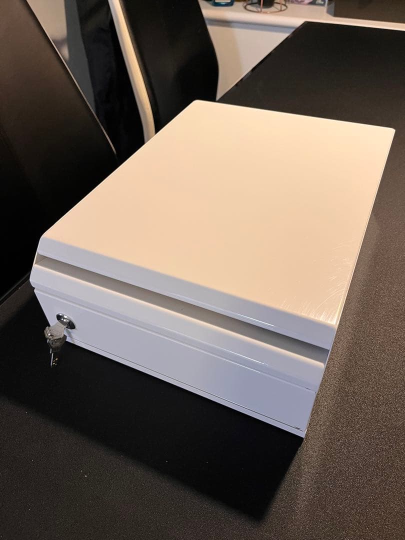 BUNBUKU KIM-S-6 機密書類回収ボックス　卓上タイプ　NW