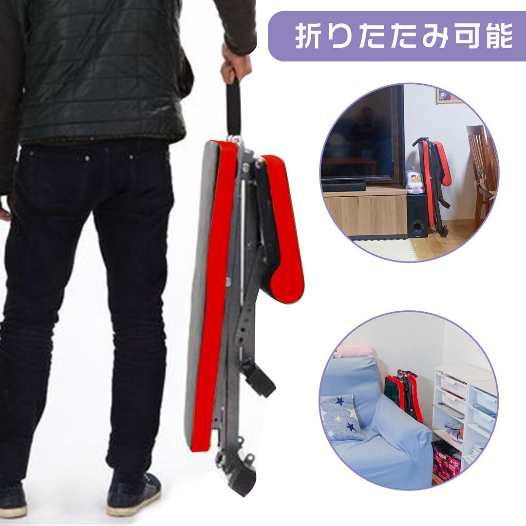 トレーニングベンチ 筋トレ 折り畳み 耐荷重400KG 組立不要角度調節簡単