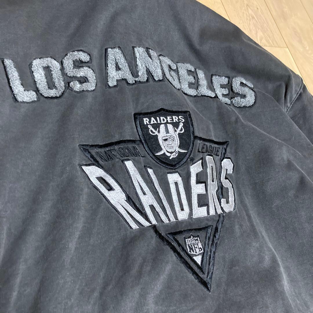 RAIDERS フード付きジャケット ダークグレー