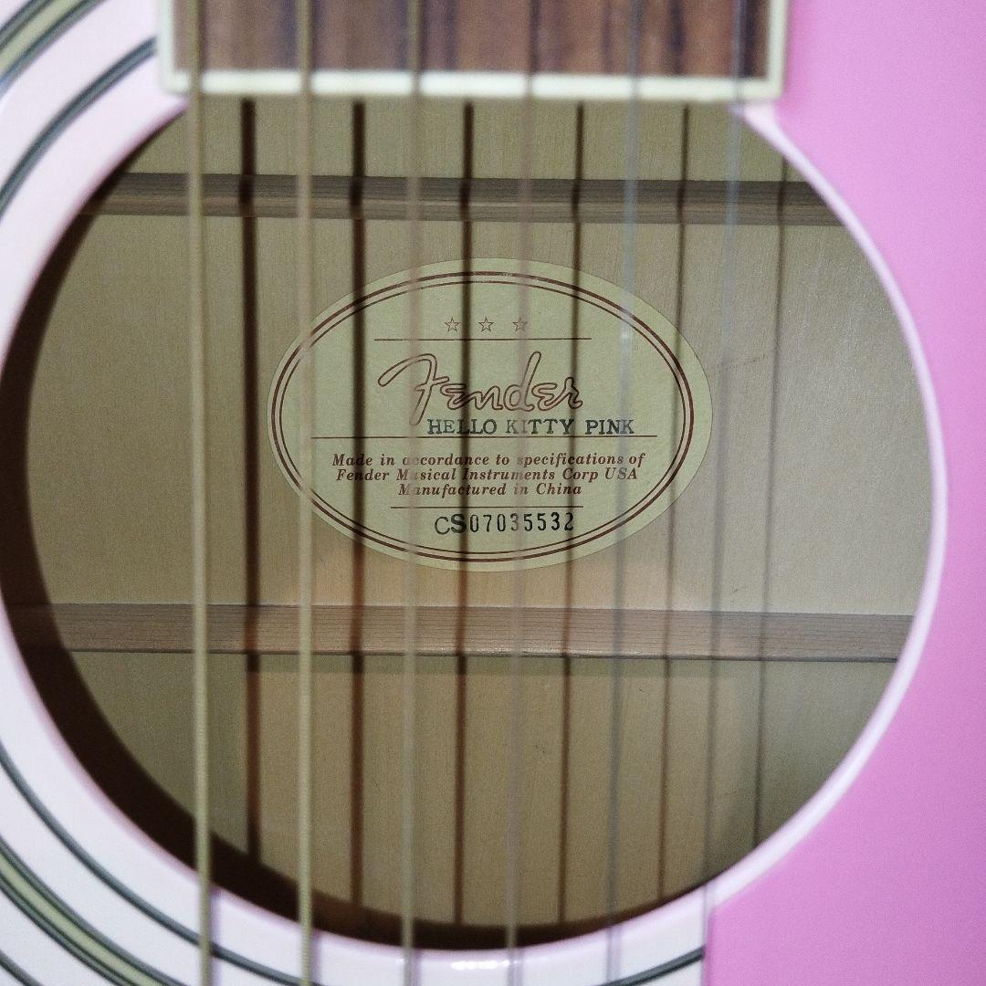 HELLO KITTY キティ Fender フェンダーコラボ アコギ 廃盤