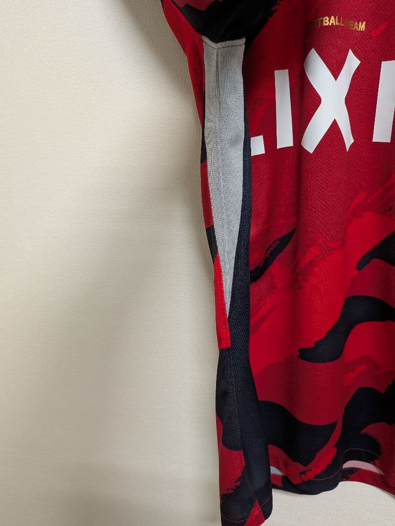 【鹿島アントラーズ】鈴木優磨選手25'国立限定レプリカユニフォームレッドLサイズ