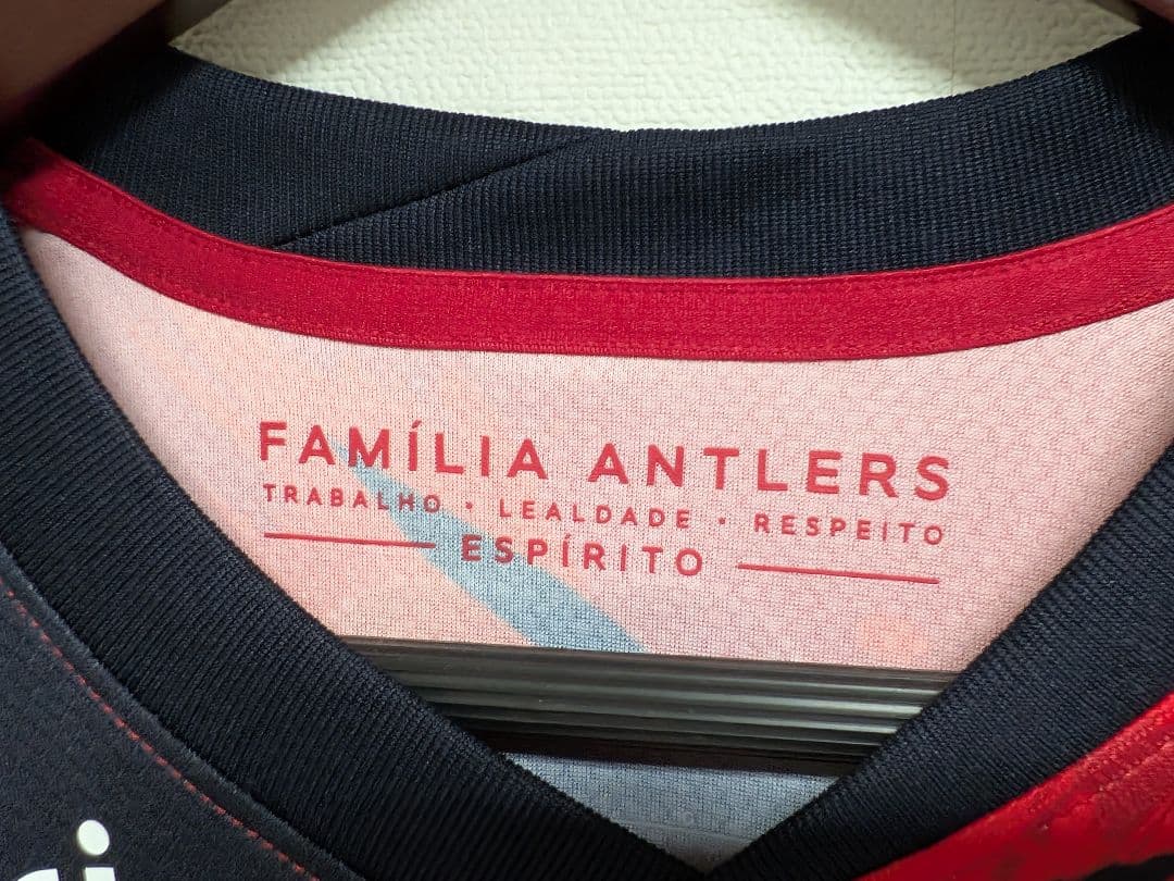 【鹿島アントラーズ】鈴木優磨選手25'国立限定レプリカユニフォームレッドLサイズ