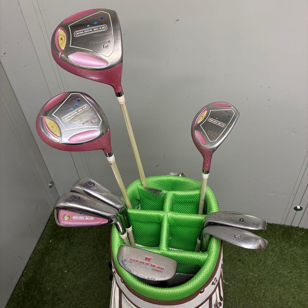 レディースゴルフクラブセット【PARADISO】【GOLDEN BEAR】★