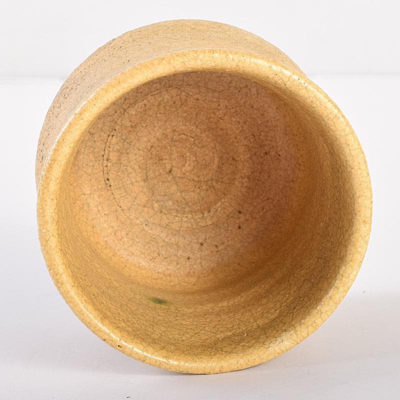 北大路魯山人作　黄瀬戸　ぐい呑　共箱　D　R7691