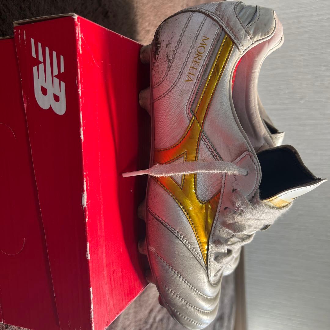 限定カラーサッカースパイク　モレリア2Japan ゴールド　26cm