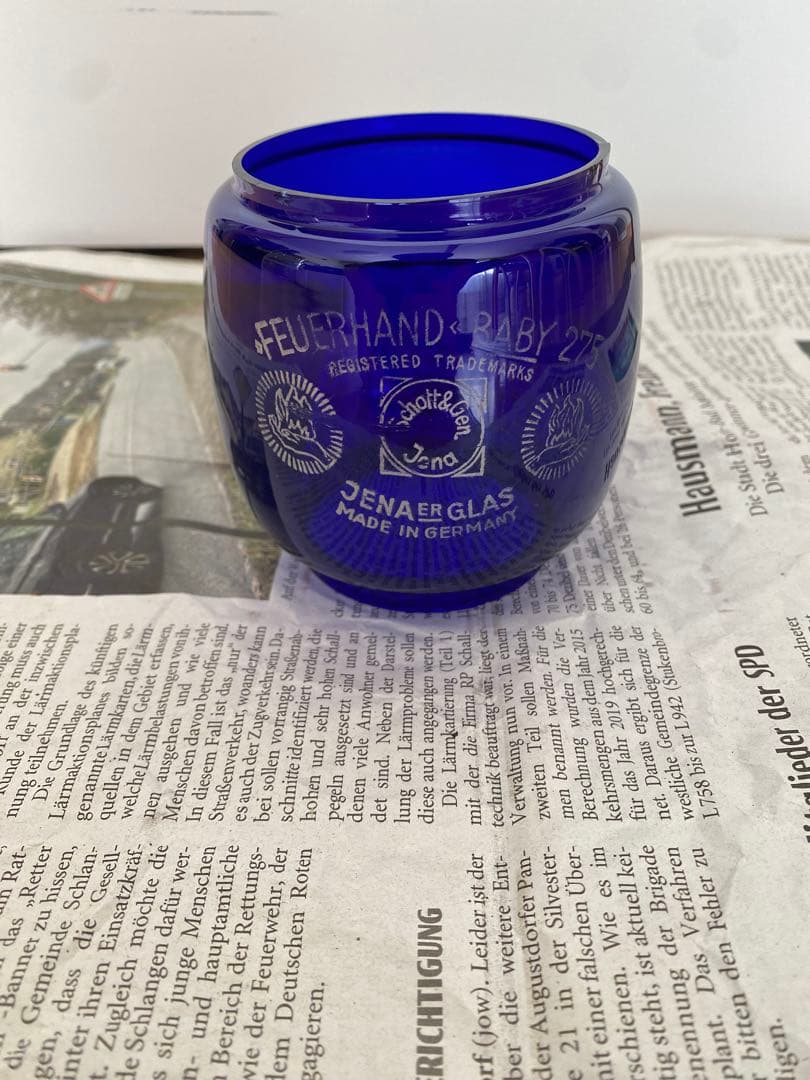 FEUERHAND 275 初期　ブルーホヤ　ガラスのみ