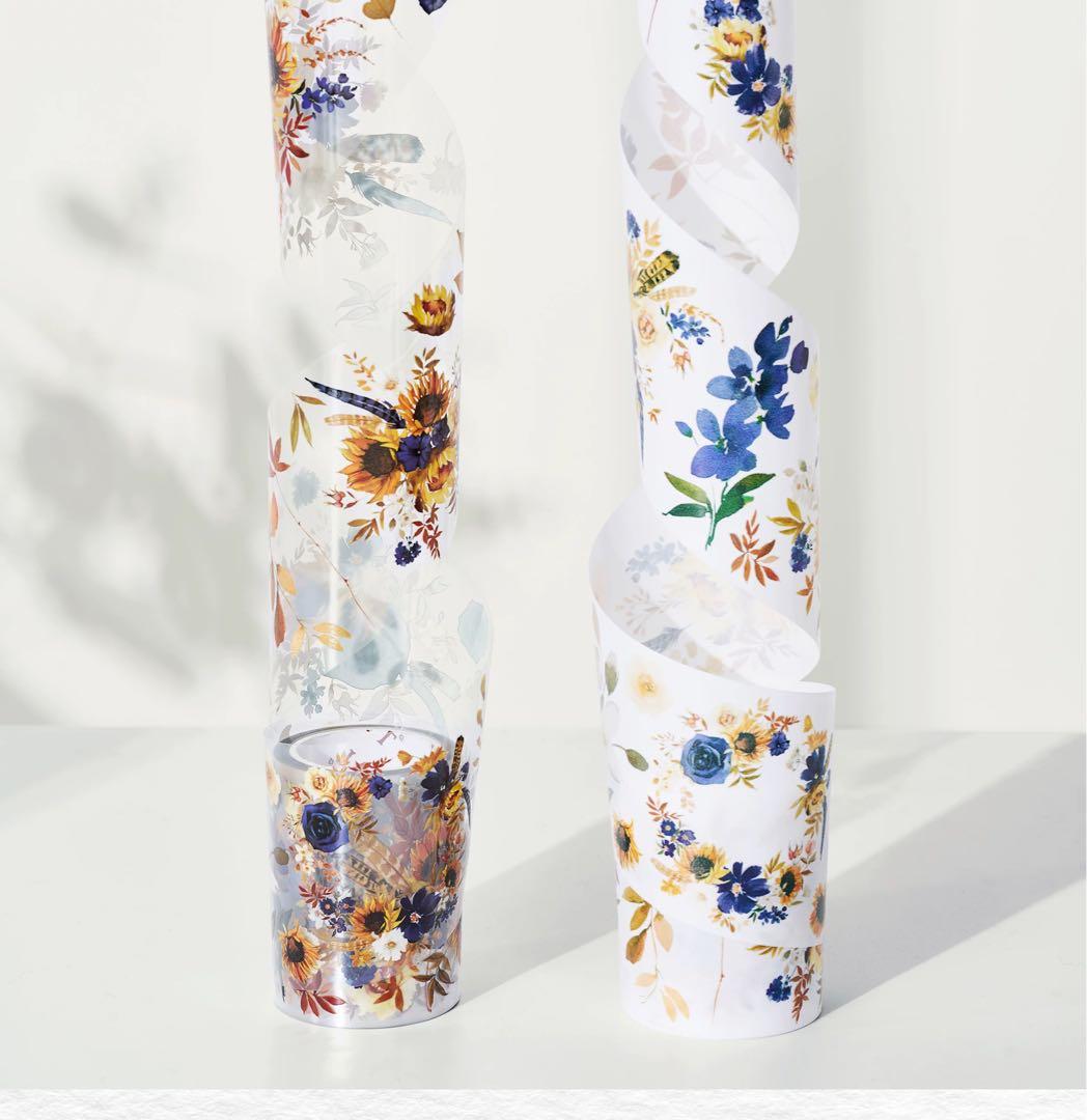 ⭐️SALE⭐️WT《夜的向日葵》海外マスキングテープ マステ 【2713】