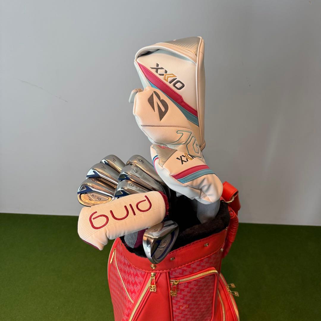 レディースゴルフ11本セットキャディバッグ付