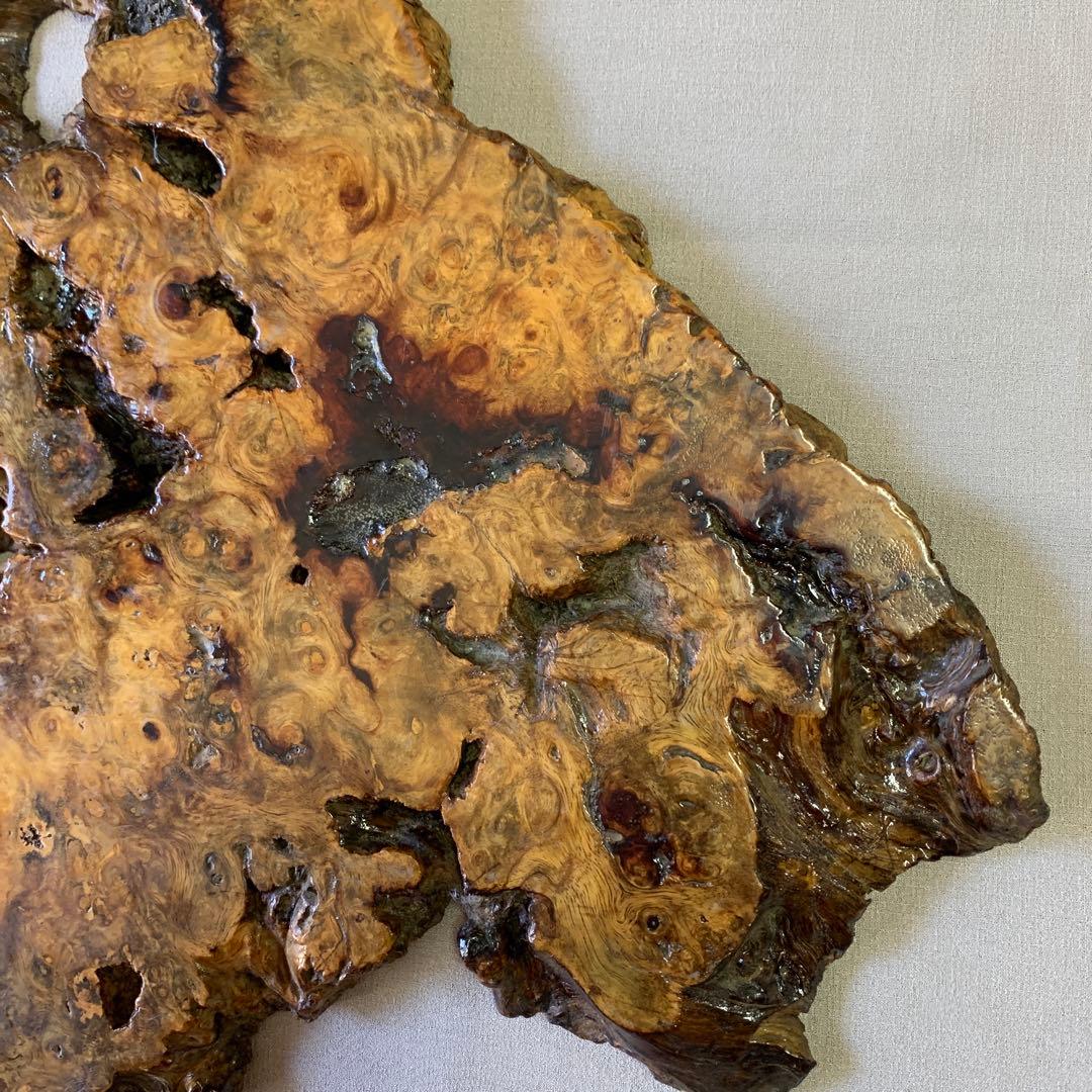 自然形状座卓　花台