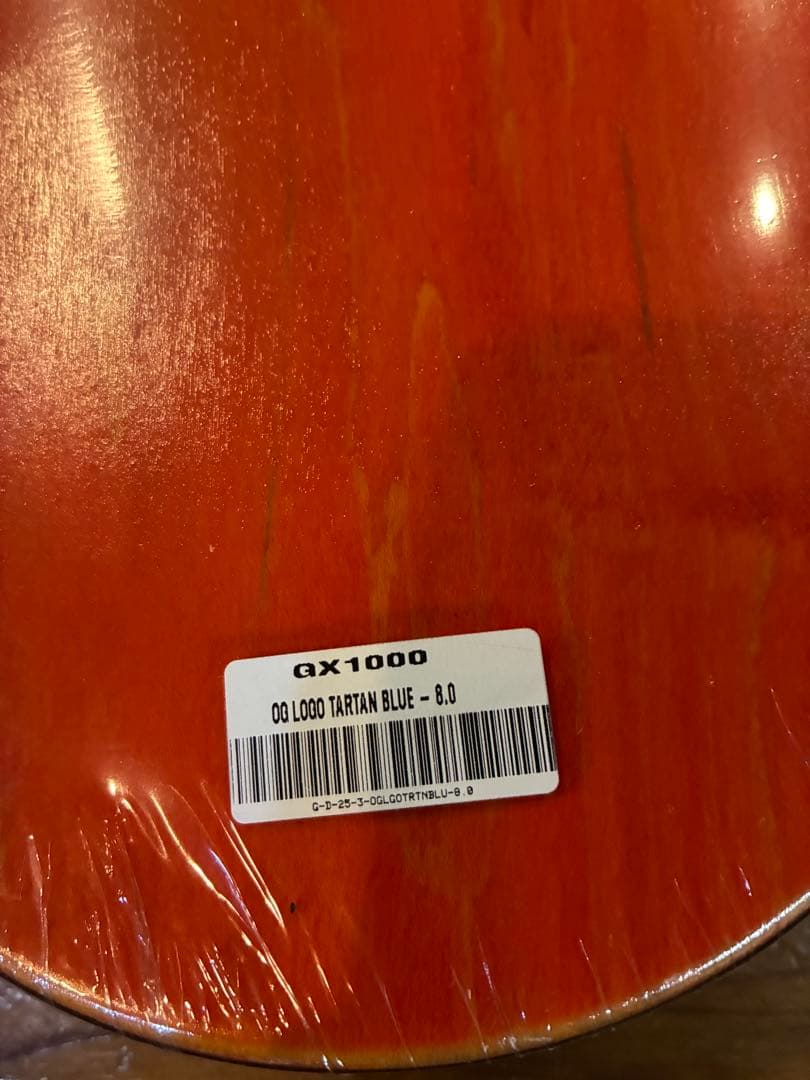 gx1000 タータンチェック柄 8インチ スケートボードデッキ