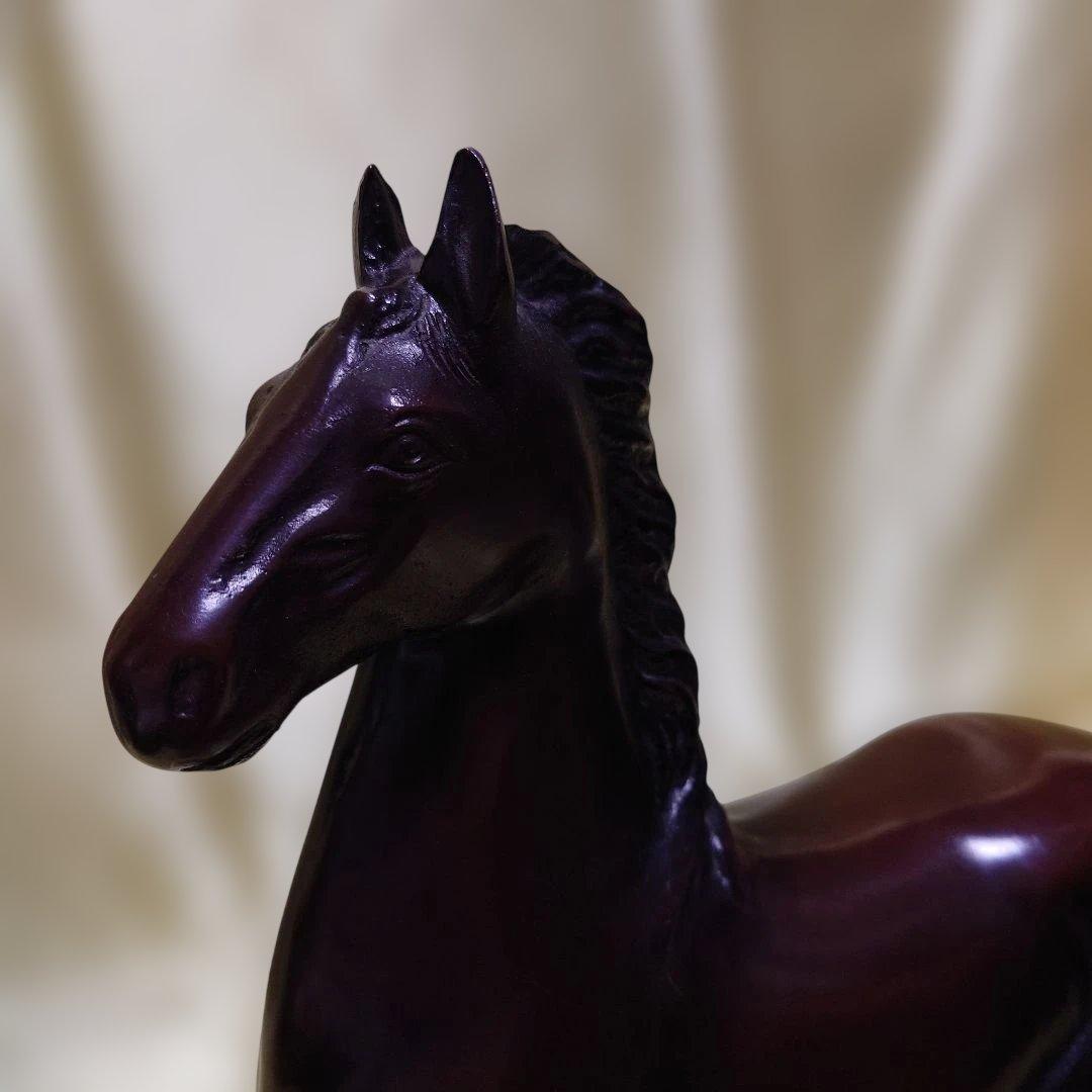 馬年　2026年　馬　 ダークブラウン　昭和時代