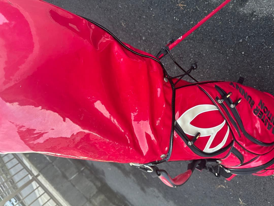 マスターバニーエディション キャディバッグ　赤 5/30まで出品