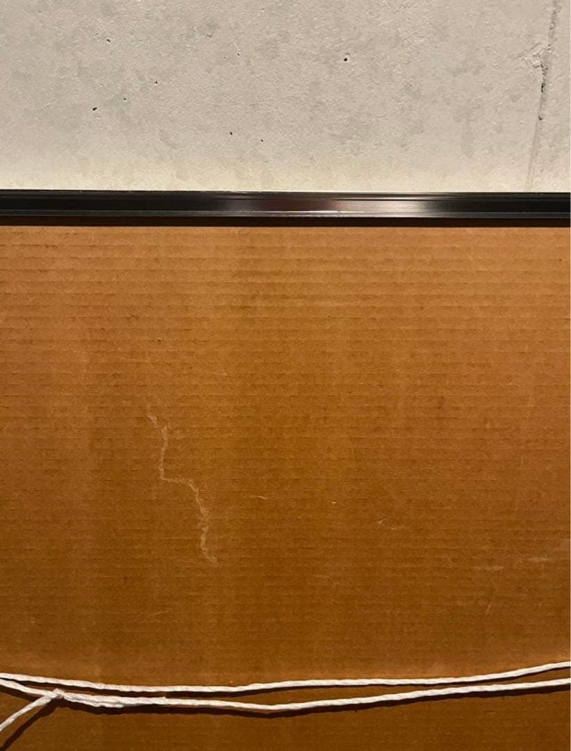 ヴィンテージ　アートポスター　額縁付き