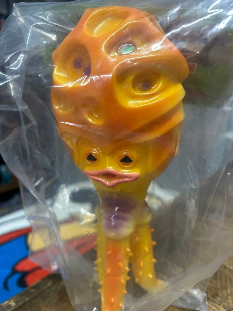 M1号　チブル星人　ブルマァク　ソフビ　ハロウィンカラー　新品未使用