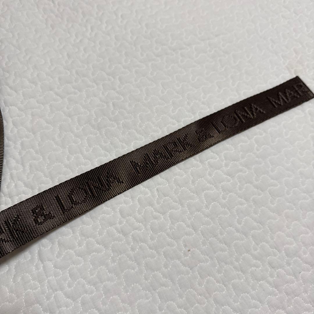 MARK&LONA ベルト　ゴールド　茶