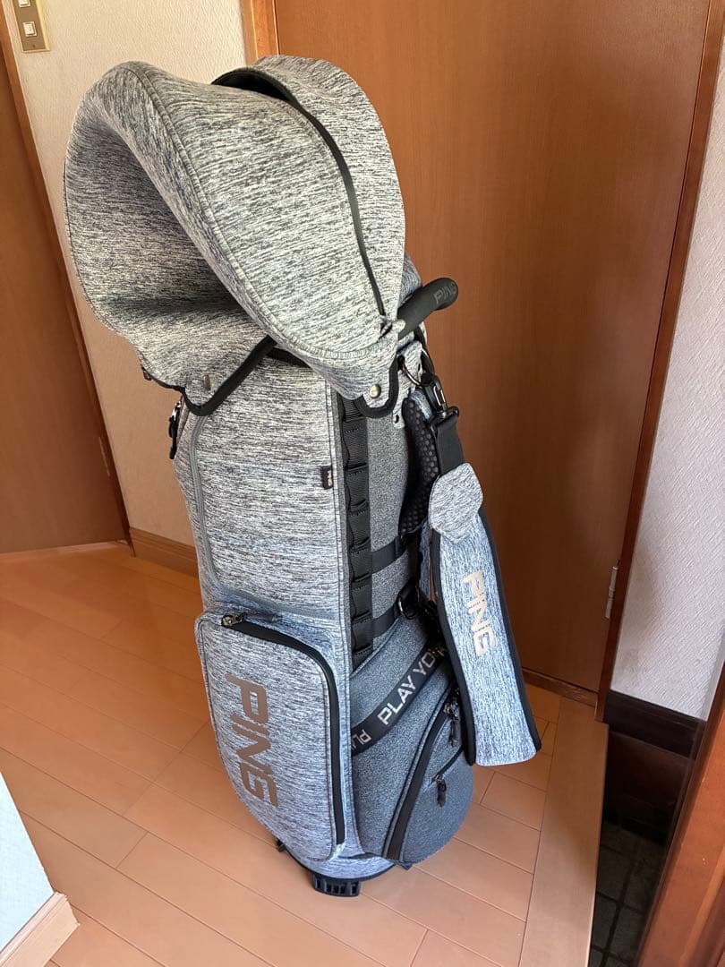 PING ゴルフキャディバッグ グレー