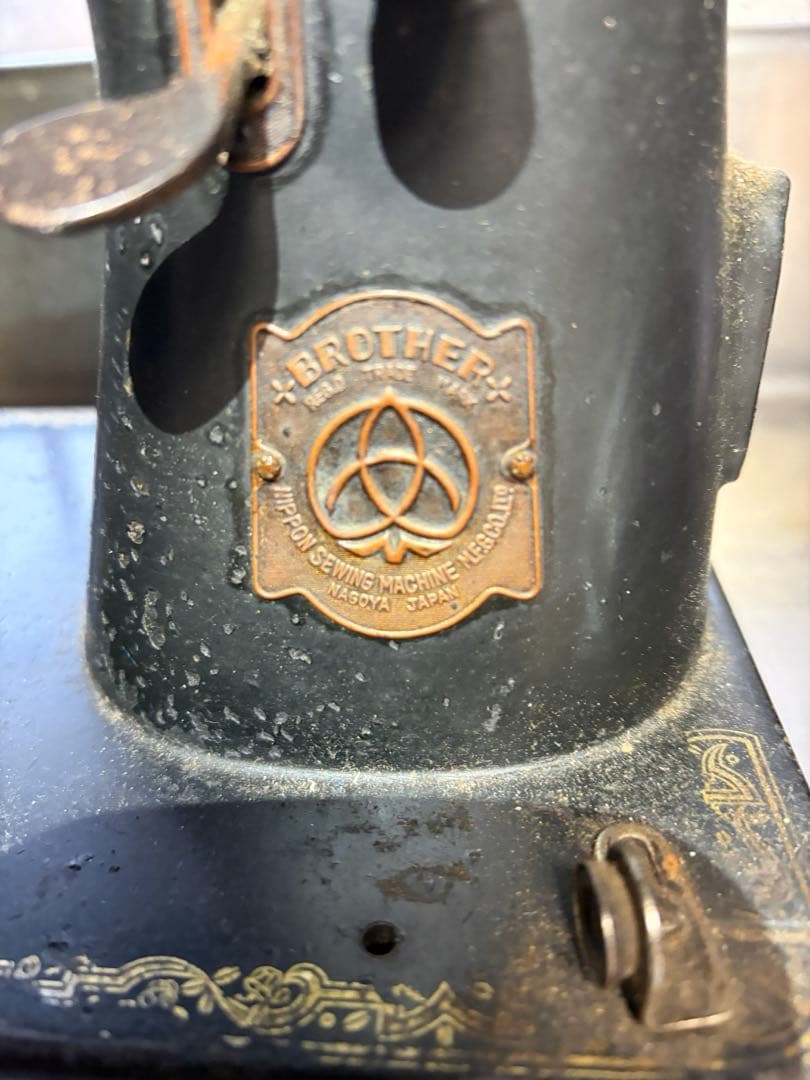 BROTHER ミシン アンティーク オブジェ ジャンク レア 本体のみ