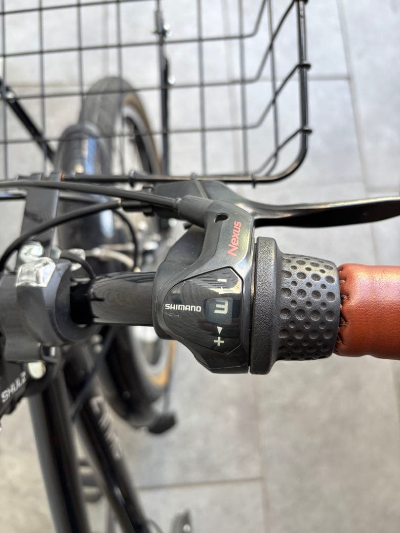 SHULZ Bubble 20 ブラック　ベルトドライブ　キッズ自転車 かご付