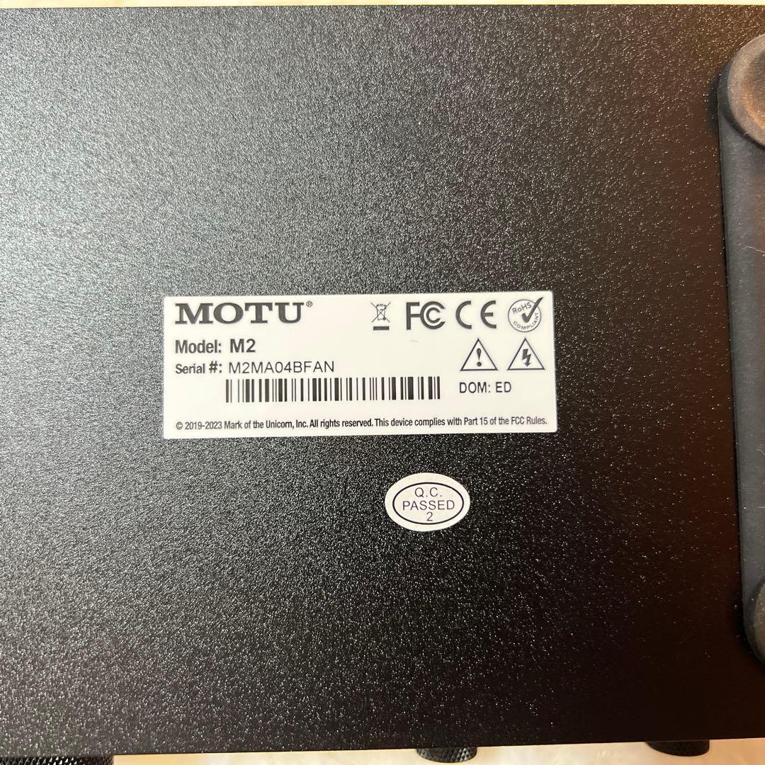 【匿名配送】【動作確認済】MOTU M2 オーディオインターフェイス