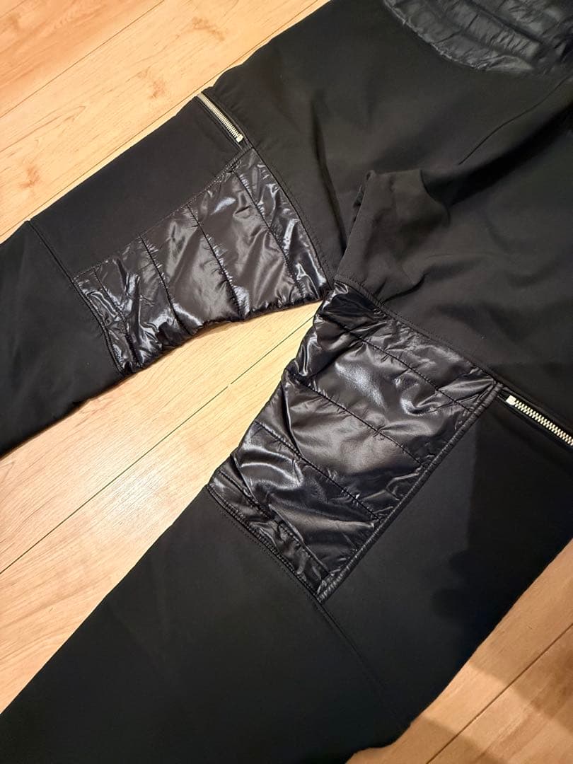 MARK & LONA ダウン入りゴルフパンツ／ブラック／防寒高機能・テーパード