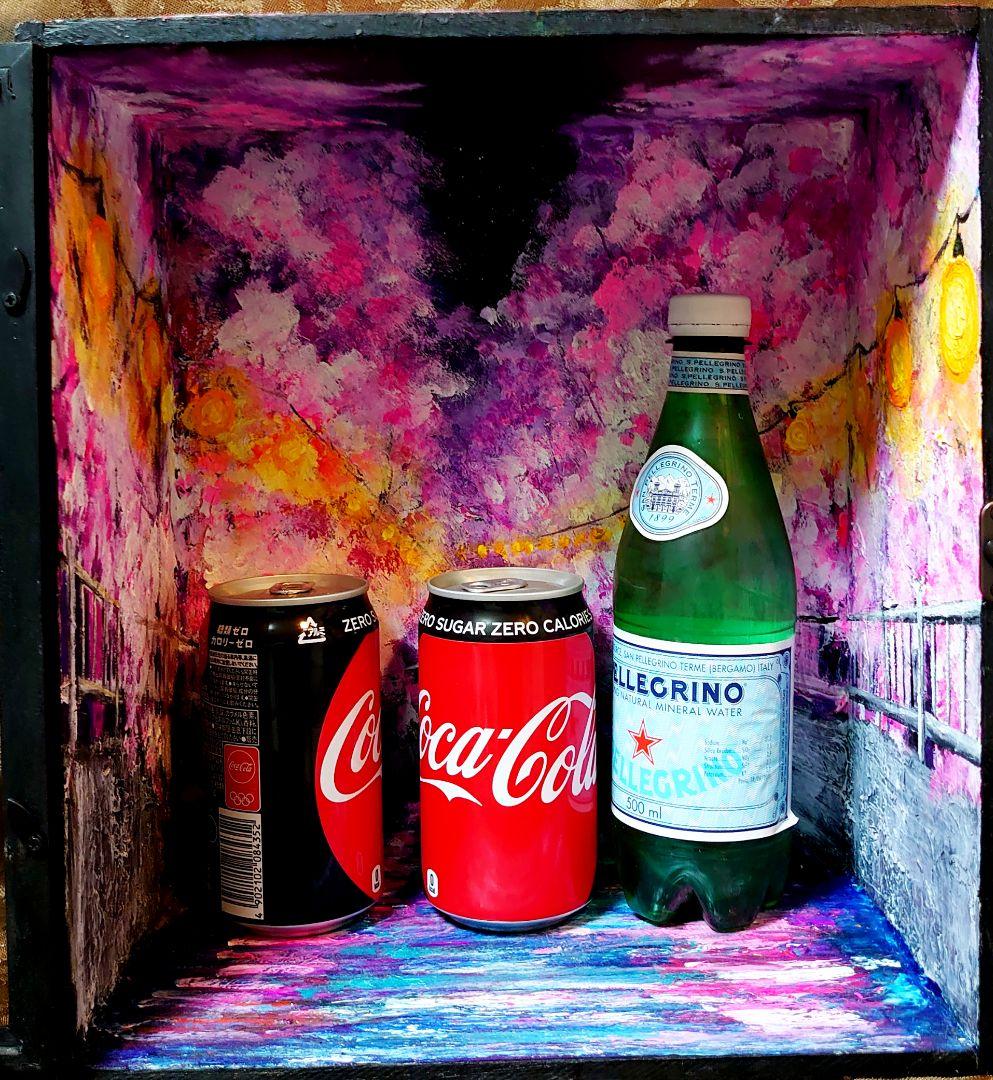 油絵 絵画 【手作りボックス】【桜】