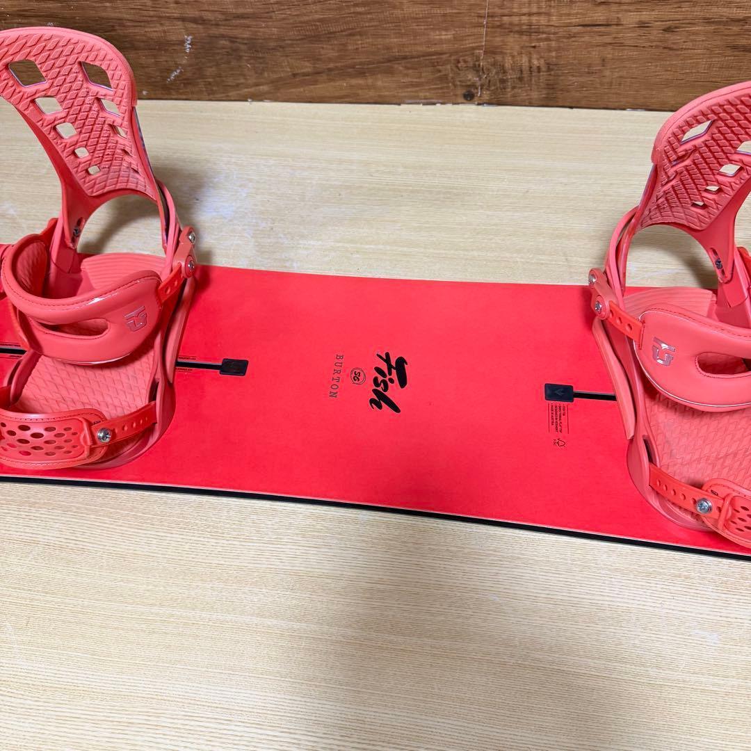 美品　BURTON UNION パウダー　フリーライド 156cm ジョーズ 鮫