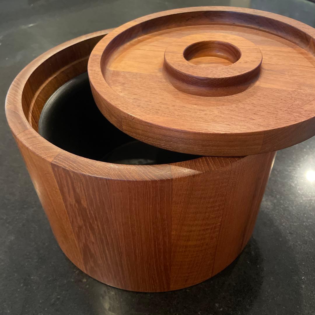 お値下:DANSK ラウンド チーク アイスバケツ